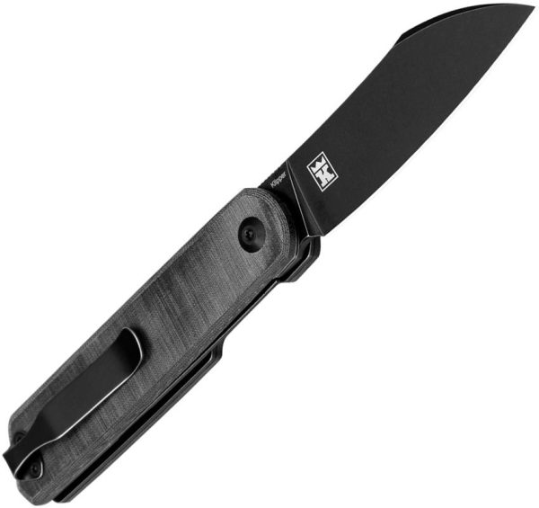 Kizer Cutlery Klipper Linerlock Black Micarta