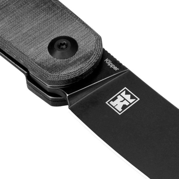 Kizer Cutlery Klipper Linerlock Black Micarta