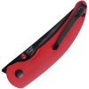 Kizer Cutlery Chili Pepper Button Lock Red G10