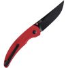 Kizer Cutlery Chili Pepper Button Lock Red G10