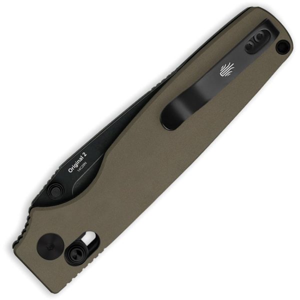 Kizer Original 2 Green Aluminum Tanto Folding Knife