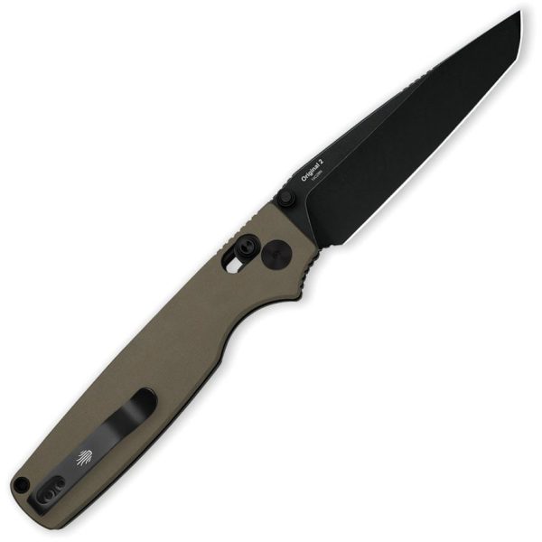 Kizer Original 2 Green Aluminum Tanto Folding Knife