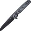 Kizer LP Linerlock Black Canvas Micarta 154CM