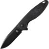 Kizer Cozy Linerlock Black Canvas Micarta