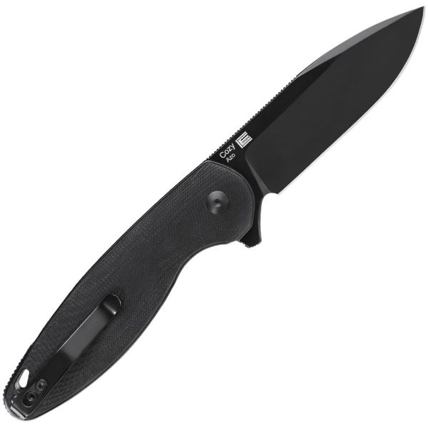Kizer Cozy Linerlock Black Canvas Micarta