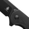 Kizer Cozy Linerlock Black Canvas Micarta