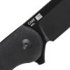 Kizer Cozy Linerlock Black Canvas Micarta