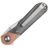 Kizer Comet Linerlock Black Linen Micarta 154CM