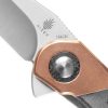 Kizer Comet Linerlock Black Linen Micarta 154CM