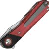 Kizer Comet Linerlock Red Denim Micarta 154CM