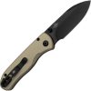 Kizer Drop Bear 2 Button Lock Tan Aluminum Nitro V