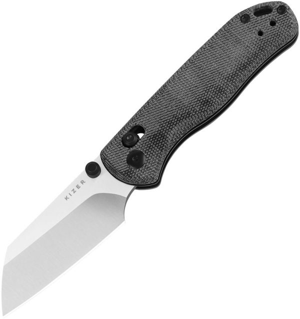 Kizer Drop Bear 2 Clutch Lock - Canvas Micarta