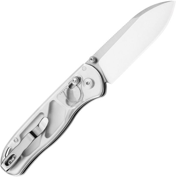 Kizer Drop Bear Clutch Lock - Clear Acrylic Handle