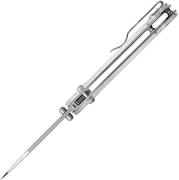 Kizer Drop Bear Clutch Lock - Clear Acrylic Handle