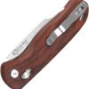 Kizer Drop Bear Clutch Lock - Rosewood Handle