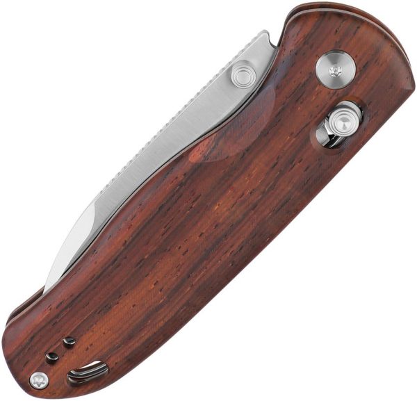 Kizer Drop Bear Clutch Lock - Rosewood Handle