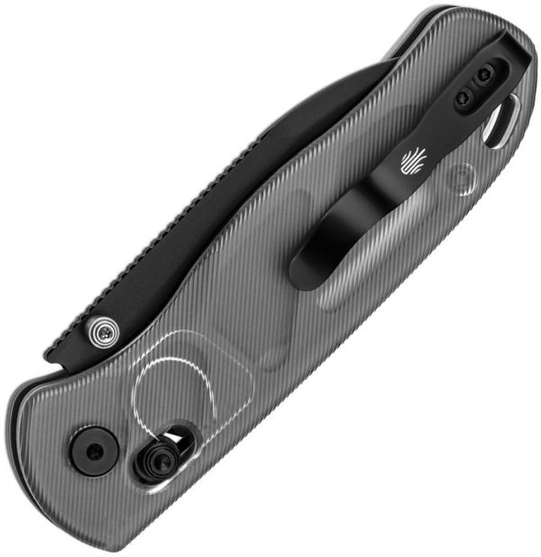Kizer Drop Bear Clutch Lock - Clear Acrylic Drop Point