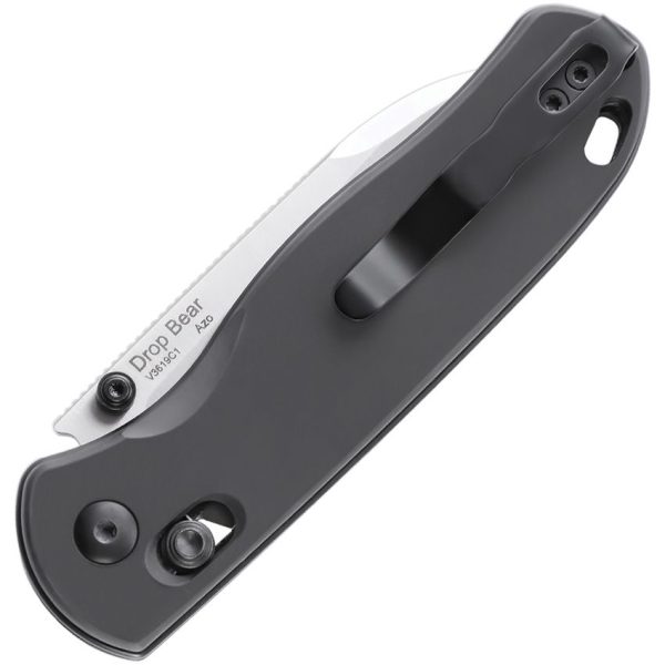 Kizer Drop Bear Axis Lock - Gray Aluminum
