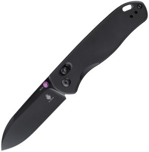 Kizer Drop Bear Axis Lock Black Aluminum 154CM