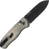 Kizer Drop Bear Axis Lock Gray Micarta 154CM