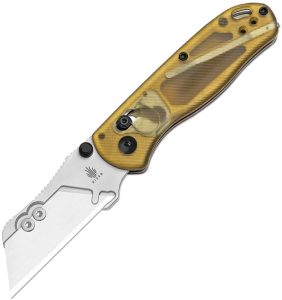 Kizer Drop Bear Utility Clutch Amber PEI Handle