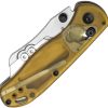 Kizer Drop Bear Utility Clutch Amber PEI Handle
