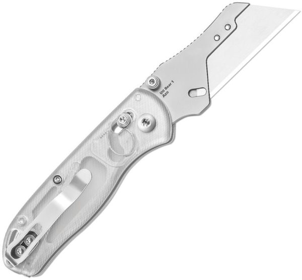 Kizer Drop Bear Utility Clutch Clear Acrylic Handle