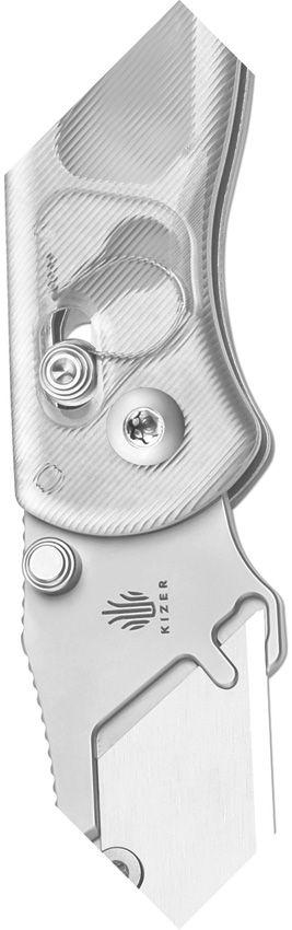 Kizer Drop Bear Utility Clutch Clear Acrylic Handle