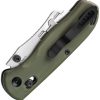 Kizer Drop Bear Utility Clutch OD Green G10 Handle