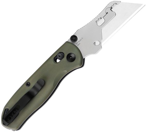 Kizer Drop Bear Utility Clutch OD Green G10 Handle