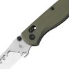 Kizer Drop Bear Utility Clutch OD Green G10 Handle