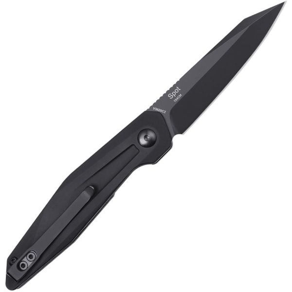Kizer Spot Linerlock Black Aluminum 154CM
