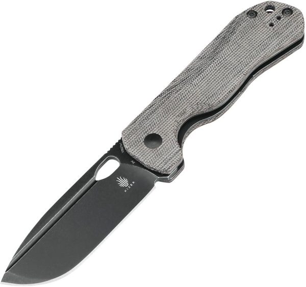 Kizer Bugai Linerlock Black Micarta CPM-3V