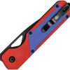 Kizer Cutlery Militaw Framelock Red Blue G10
