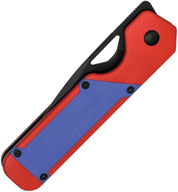 Kizer Cutlery Militaw Framelock Red Blue G10