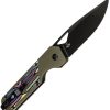 Kizer Cutlery Mini Militaw Framelock Green G10