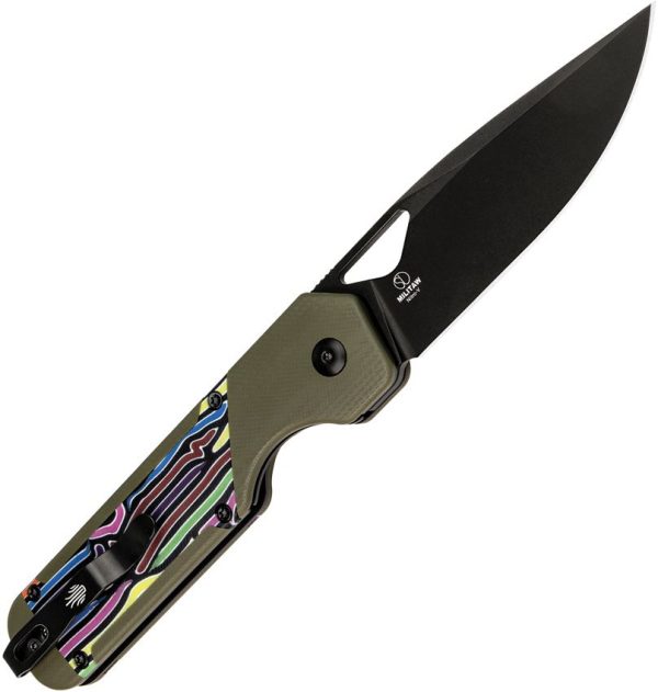 Kizer Cutlery Mini Militaw Framelock Green G10