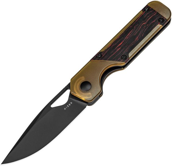 Kizer Cutlery Mini Militaw Framelock PEI Handle