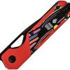 Kizer Cutlery Mini Militaw Framelock Red G10
