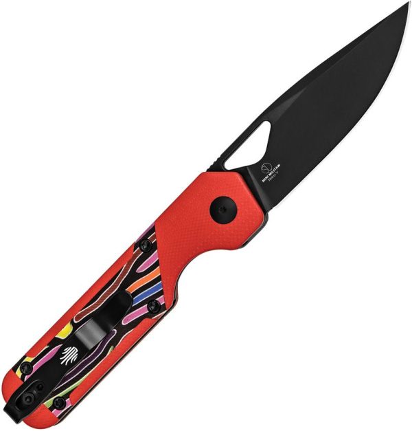 Kizer Cutlery Mini Militaw Framelock Red G10