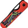 Kizer Cutlery Mini Militaw Framelock Red G10