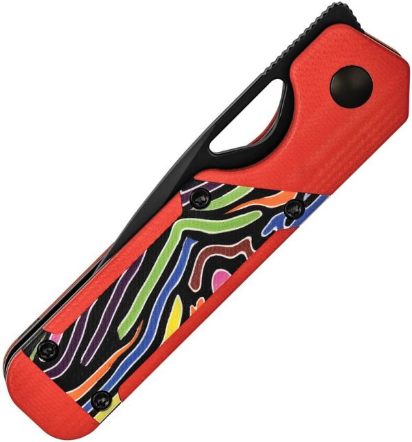 Kizer Cutlery Mini Militaw Framelock Red G10