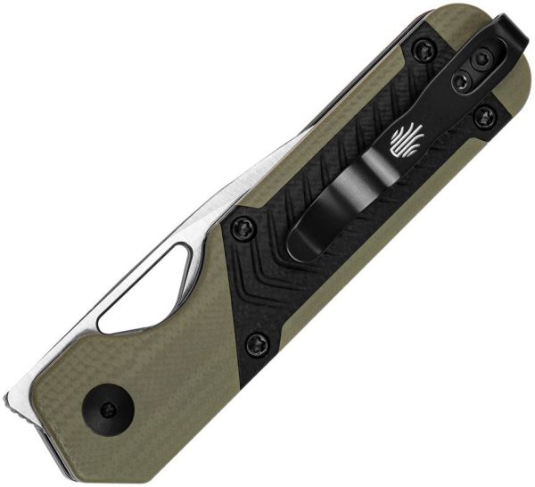 Kizer Mini Militaw Framelock Green G10