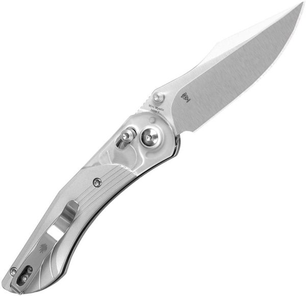 Kizer Mini Mystic Clutch Lock Gray Aluminum