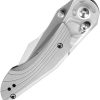 Kizer Mini Mystic Clutch Lock Gray Aluminum