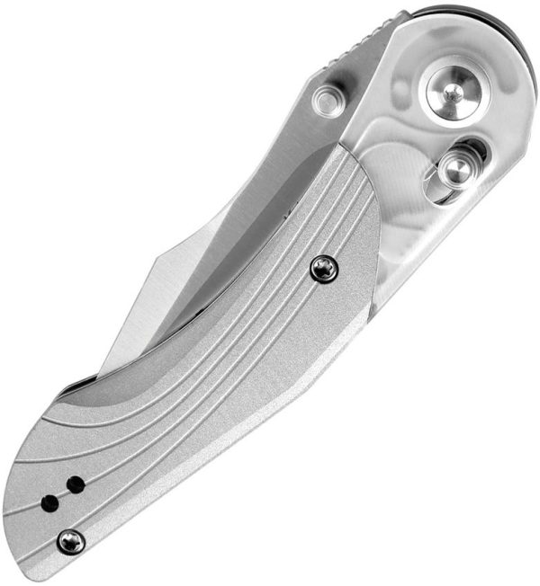 Kizer Mini Mystic Clutch Lock Gray Aluminum