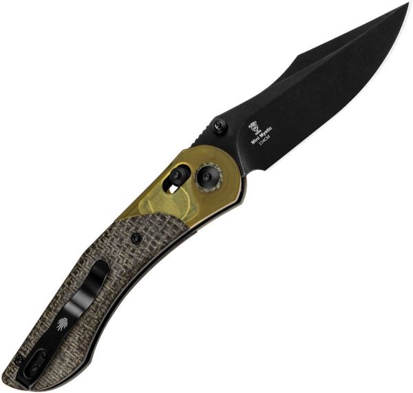 Kizer Mini Mystic Clutch Lock Micarta PEI