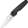 Kizer Cutlery Dogfish Button Lock - Black Micarta