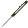 Kizer Cutlery Dogfish Button Lock - OD G10