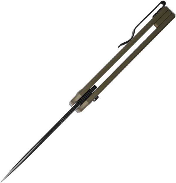 Kizer Cutlery Dogfish Button Lock - OD G10